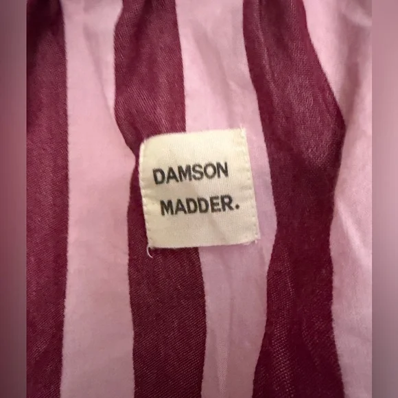 Damson Madder Florie Stripe Pyjama Set & Dust Bag NWOT - Picture 12 of 12